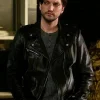 Memory of a Killer Richard Harmon Biker Leather Jacket