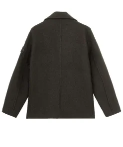 New York 2026 David Harbour Maya Hawke’s Wedding Wool Peacoat