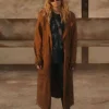 Supergirl Kara Zor-El Brown Trench Coat