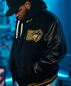 Toronto Blue Jays 50th Season Black Varsity Jacket