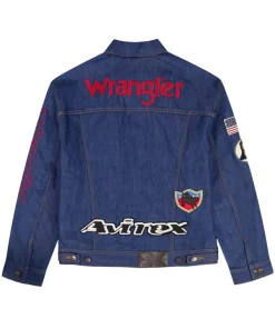 Wrangler Cowboy Western Workwear Heritage Blue Denim Jacket For Men and Women