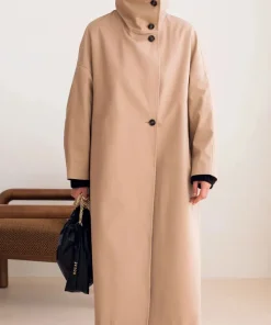 2026 Olivia Munn Ultimate Revisited Khaki Le Warhol Trench Coat