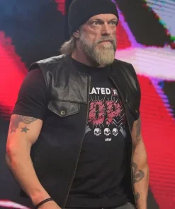 All Elite Wrestling Dynasty 2026 Christian Cage and RatedR Cope Black Vest