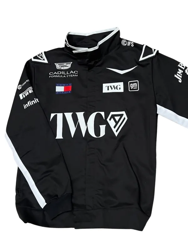 Formula 1 Team Cadillac Sergio Pérez 2026 World Championship Unisex Black Racing Suit Jacket
