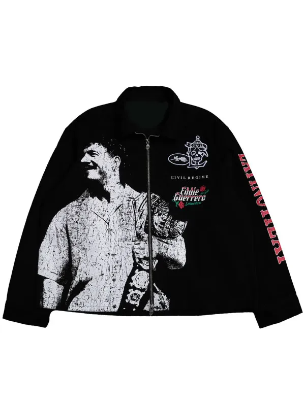 Eddie Guerrero Latino Heat Rose Garden Black Jacket