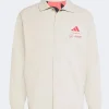 Formula 1 Miami Grand Prix Beige Coach Jacket
