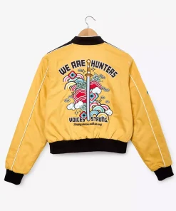 KPop Demon Hunters Rumi Cotton Racing Jacket