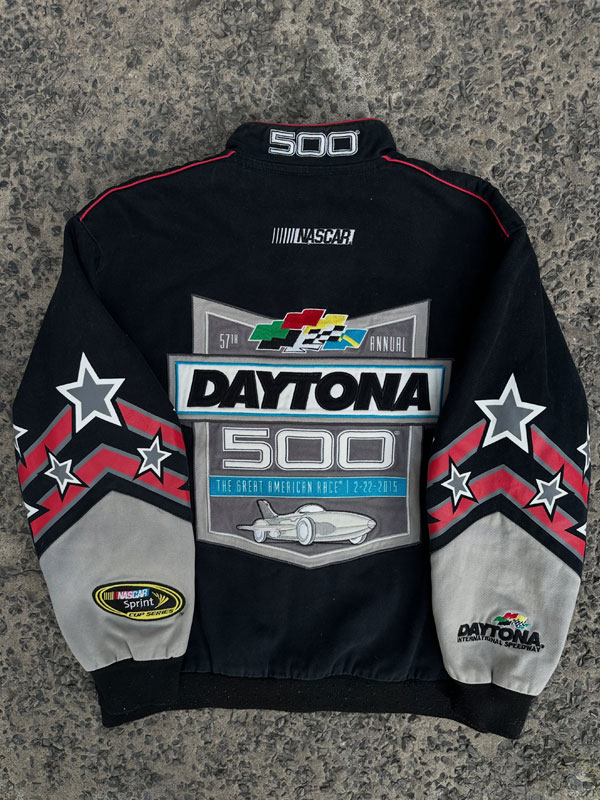 57th Annual The Great American Race NASCAR Daytona 500 Unisex Cotton Twill Racing Jacket