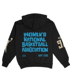 Est 1996 Women's National Basketball Association '96 Black Pullover Hoodie