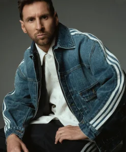 FIFA World Cup Lionel Messi Football Denim Jacket