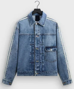 Lionel Messi x Argentina National Soccer Team Unisex Blue Denim Jacket