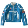 Maserati x SSC Napoli FC Leather Racing Jacket