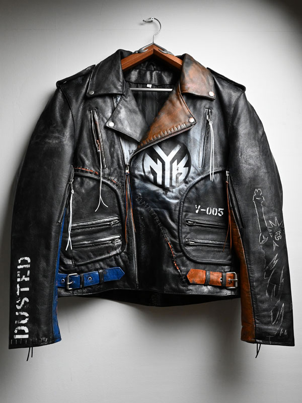 NBA Finals Champions New York Knicks Black Biker Jacket