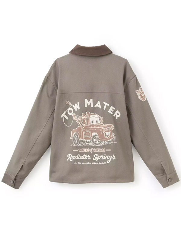 Tow Mater Towing & Salvage Radiator Springs Just Keep Truckin Cotton Twill Workwear Jacket