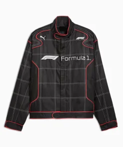 Formula 1 Lifestyle Trimmed Grid Racing Jacket