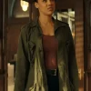 Neagley S01 Maria Sten Green Cotton Jacket