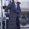 The Runner Movie Maia Black Puffer Coat