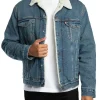 Below S01 Connor Kopecko Denim Shearling Jacket