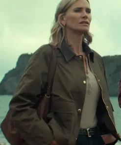 Jan Hicks 2026 TV Series Below S01 Natasha Henstridge Green Cotton Jacket