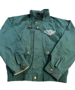National Finals Rodeo Las Vegas 1996 Cal Craft Western Hunted Green Cotton Jacket