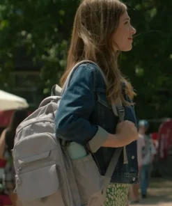 Olive Smith 2026 Movie The Love Hypothesis Lili Reinhart Blue Denim Jacket